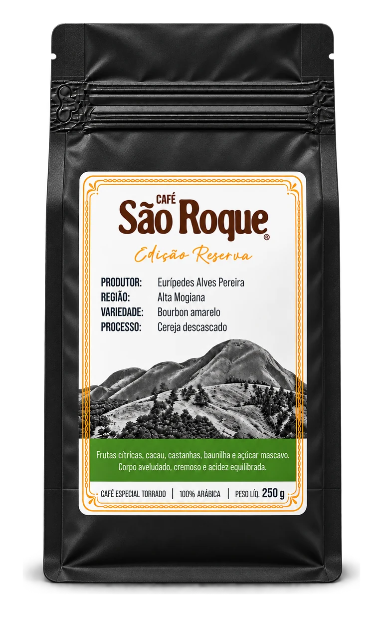 Café São Roque Reserva Faixa Verde Limão