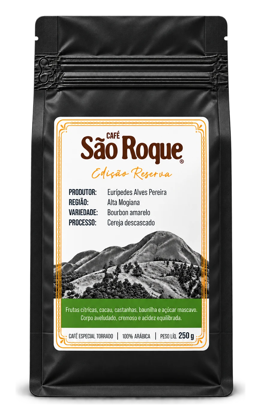 Café São Roque Reserva Faixa Verde Limão